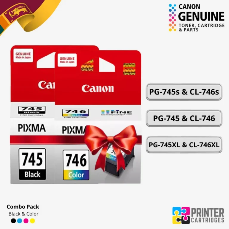 Canon PG-745, CL-746 Cartridges Combo Pack