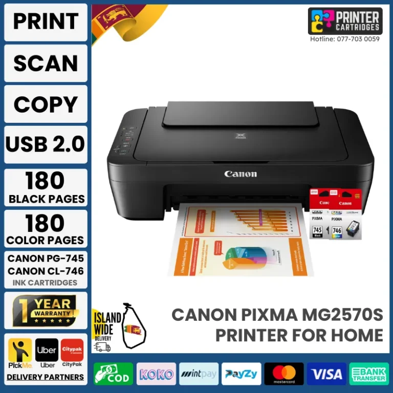 Canon Pixma MG2570S Inkjet Printer