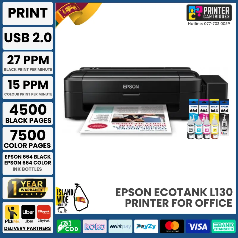 Epson L130 Ink Tank Printer