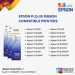 Epson PLQ-35 Ribbon Compatible Printers