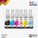 Epson 673 Black, Cyan, Magenta, Yellow Original Ink Bottle