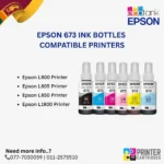 Epson 673 Ink Bottle Compatible Printers