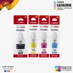 Canon GI-70 Black, Cyan, Magenta, Yellow Original Ink Bottle