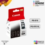 Canon PG-810, PG-810XL Black Original Ink Cartridges (PC604A | PC607A)
