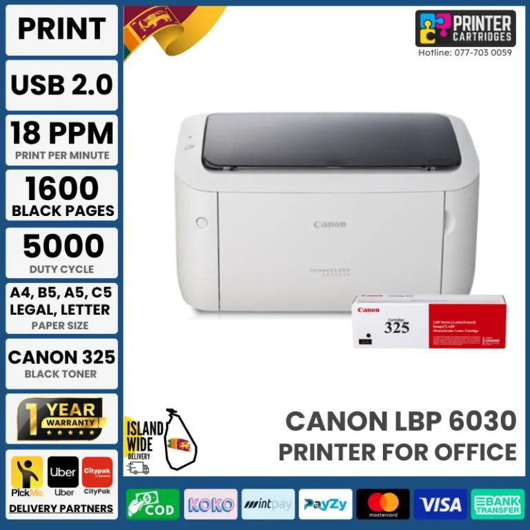 Canon LBP6030 Image Class Laser Printer