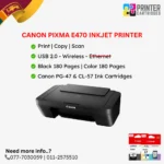 Canon E470 Inkjet Printer (PC568A)