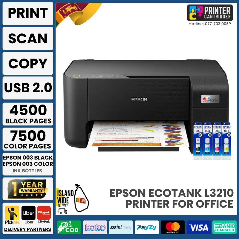 Epson L3210 Ink Tank Printer