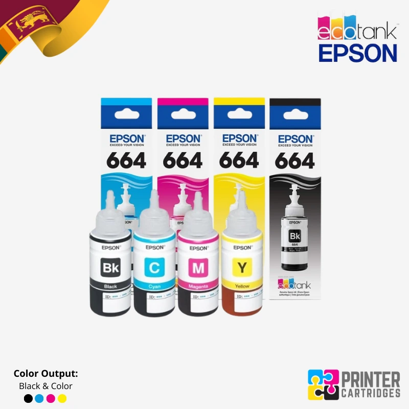 Epson T664 Ink Bottles