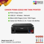 Canon G3010 Ink Tank Printer (PC546A)