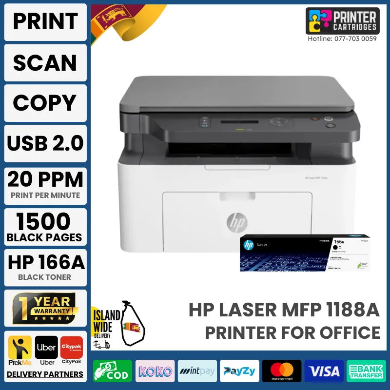 HP Laser 1188a Printer