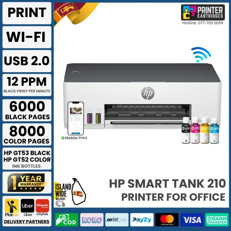 HP 210 Ink Tank Printer