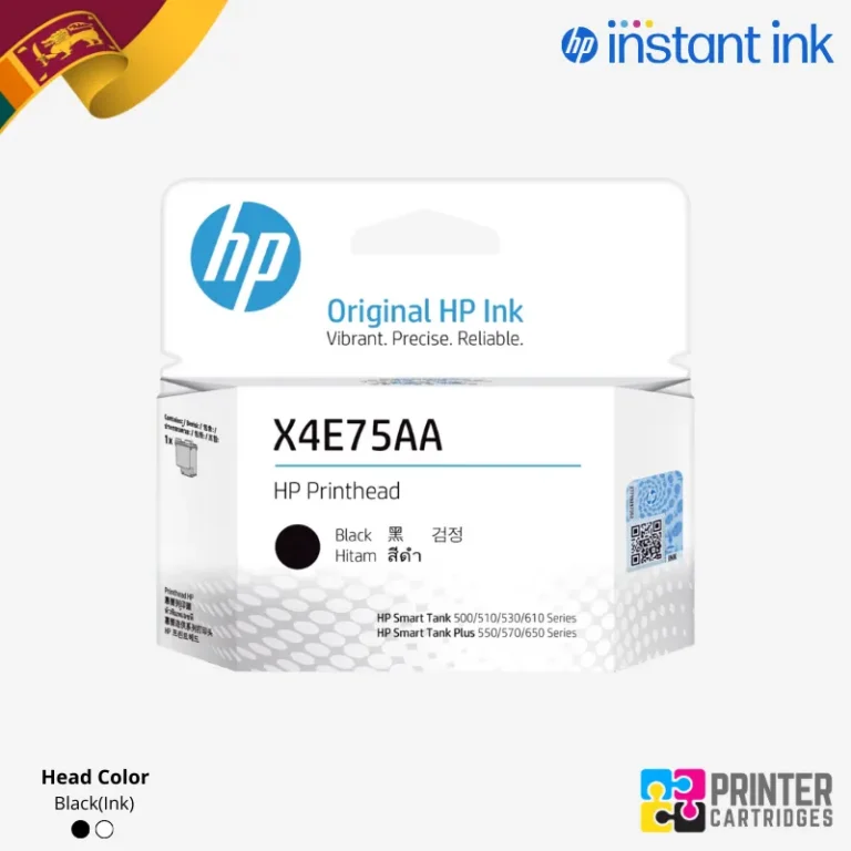 HP X4E75A Black Printer Head