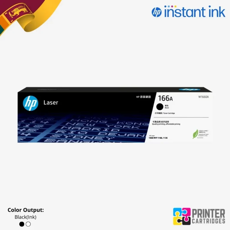 HP 166A | Black Original Laser Toner Cartridge | (W1660A)