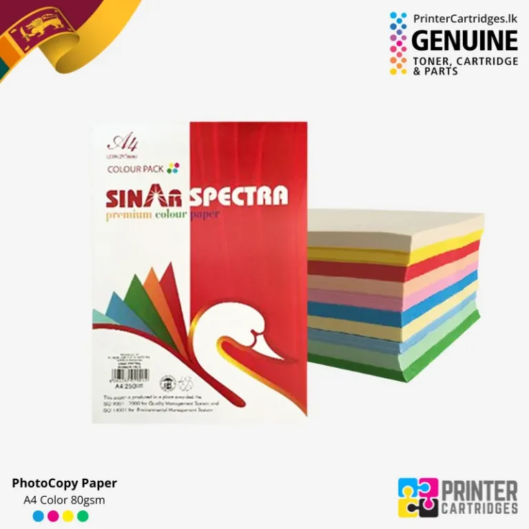 Color A4 80gsm Photocopy Paper