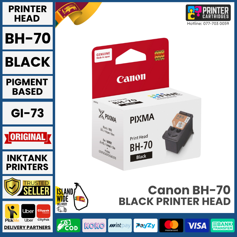 Canon BH-70 Black Printer Head