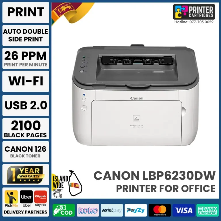 Canon imageCLASS LBP6230dw Duplex Laser Printer