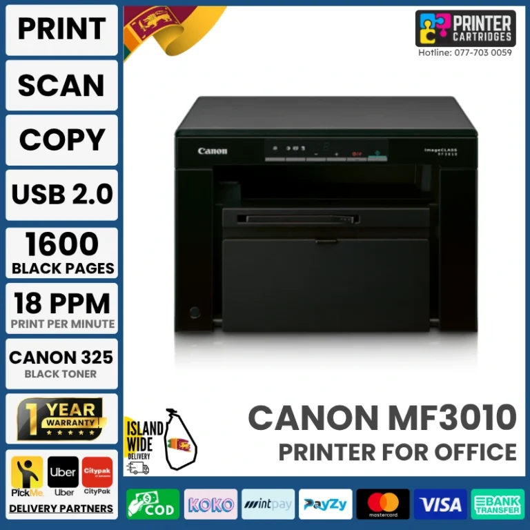 Canon imageCLASS MF3010 Multifunction Laser Printer