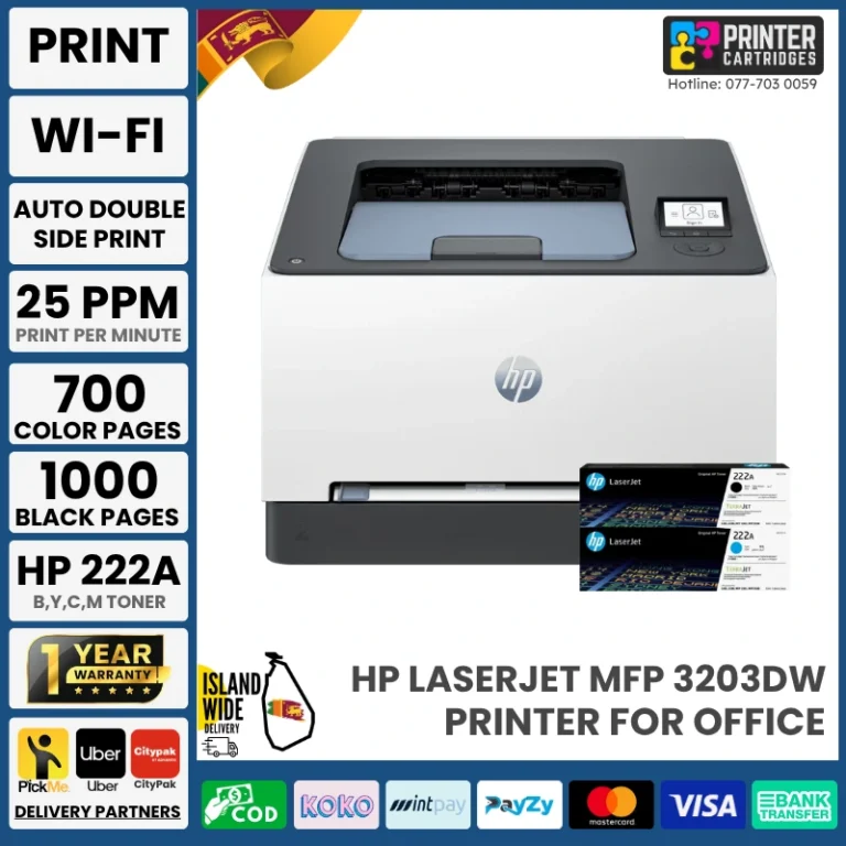 HP Color Laserjet Pro 3203dw Printer (499N4A)