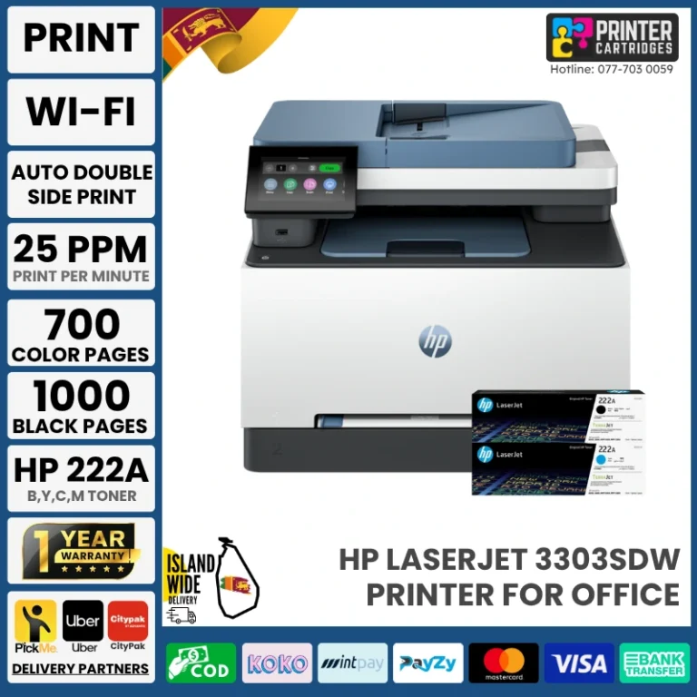 HP Color Laserjet Pro 3303sdw Printer (499M6A)