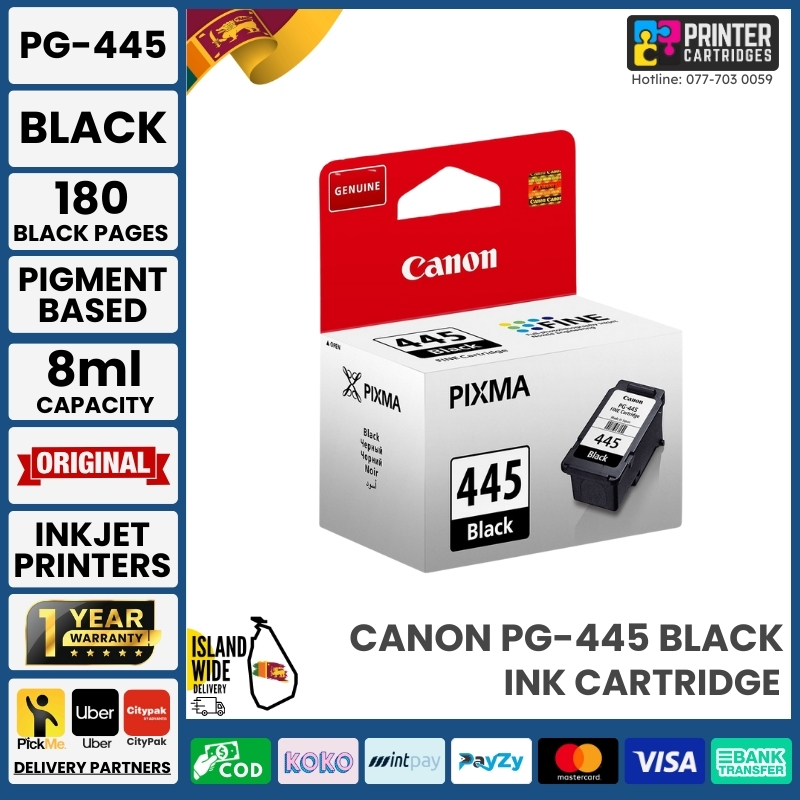 Canon PG 445 Cartridge Price in Sri Lanka