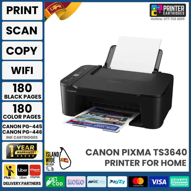 Canon PIXMA TS3640 All-in-One Printer