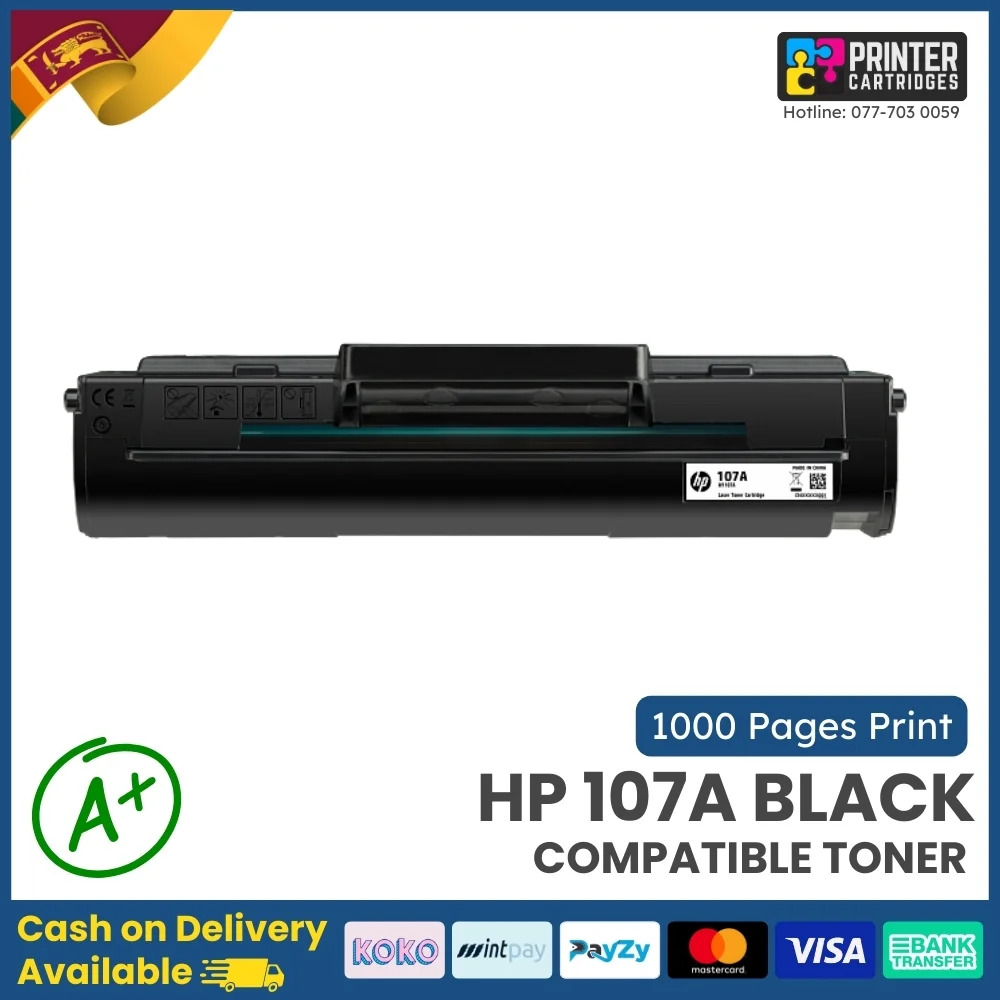 HP-107A-Black-Compatible-Toner-Printercaridges.lk