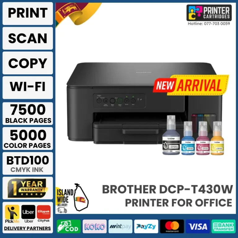 Brother DCP-T430W Ink Tank Printer