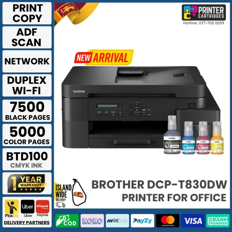Brother DCP-T830DW Ink Tank Printer