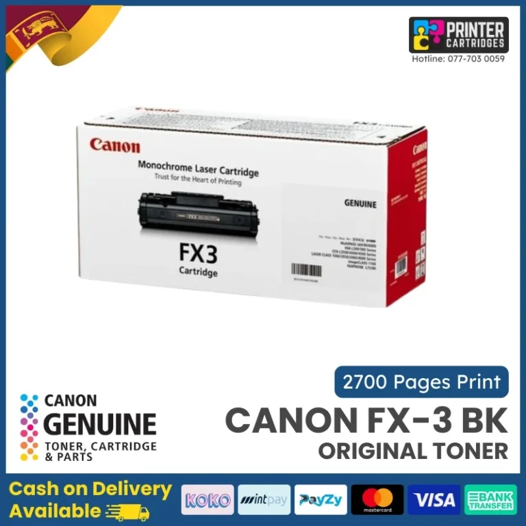Canon FX-3 Original Toner Cartridge (Black)