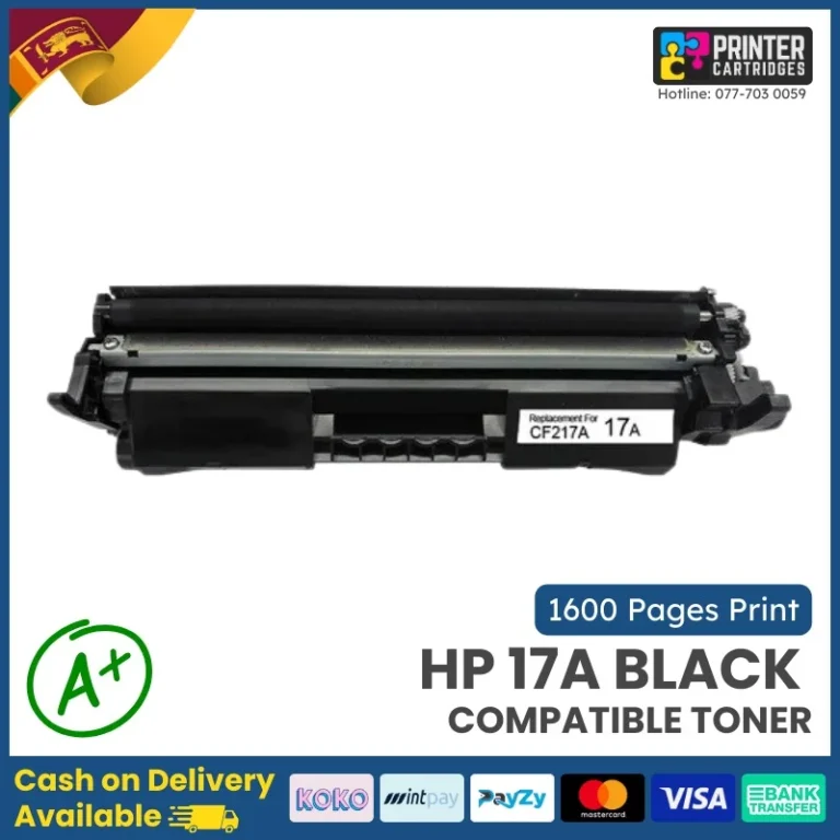 HP 17A Black Compatible LaserJet Toner Cartridge