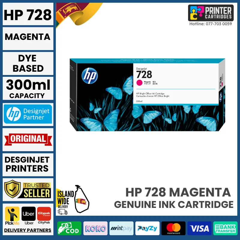 HP-728-300-ml-Magenta-DesignJet-Ink-Cartridge