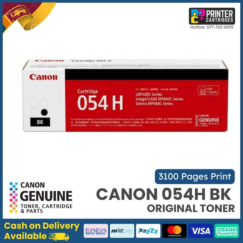 Canon-054H-Original-Black-Toner-Printercartridges.lk Canon 054H Original Toner Cartridge (Black)