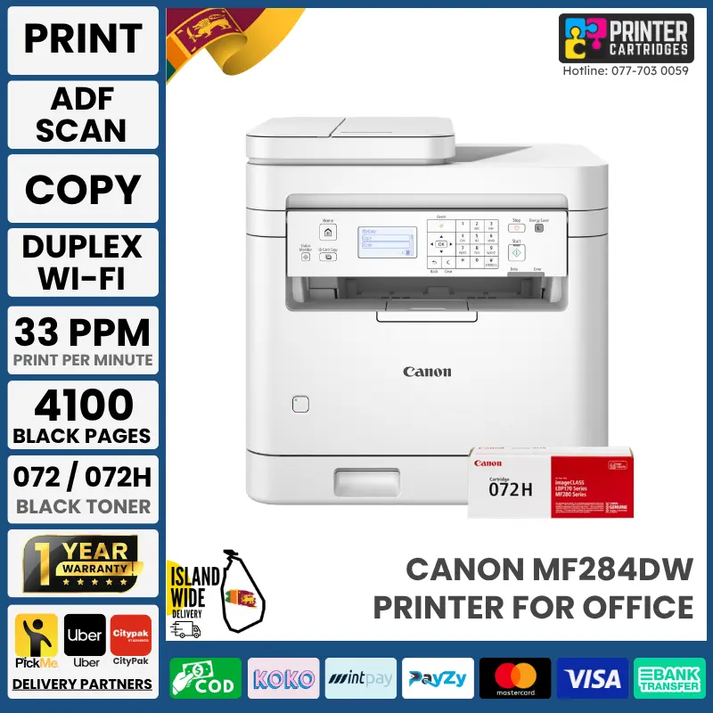 Canon Imageclass MF284DW Printer Canon ImageClass MF284DW Printer