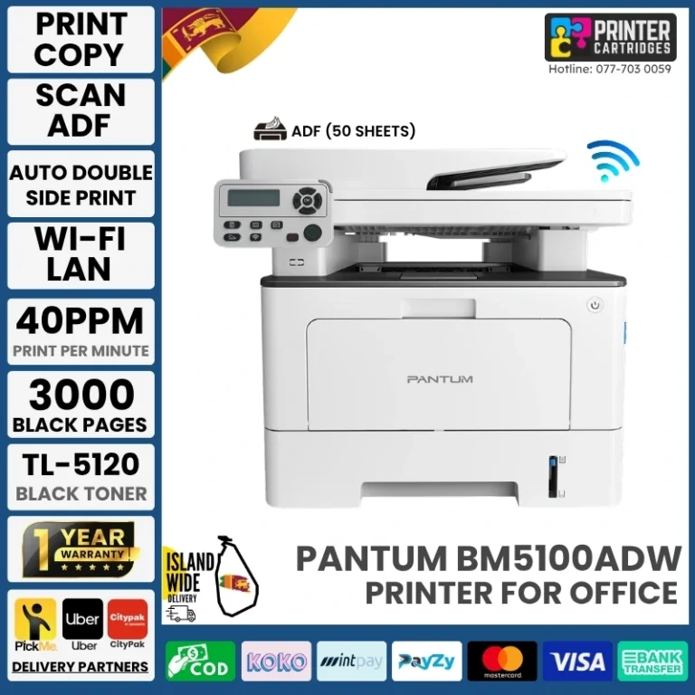Pantum BM5100ADW Scanning Problems