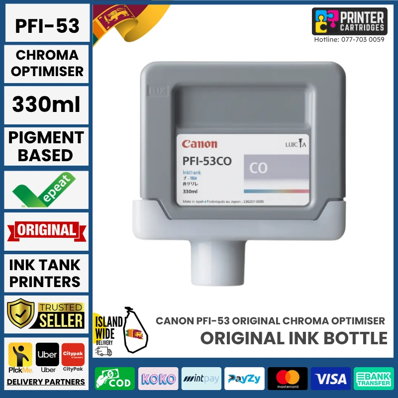 Canon-PFI-53-Chroma-Optimiser-Original-330ml-Printercartridges.lk Canon PFI-53 Original (Chroma Optimiser, 330ml)