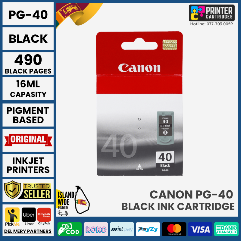 Canon-PG-40-Black-Original-Ink-Cartridge-Printercartridges-lk Canon PG-40 Original Ink Cartridge (Black)