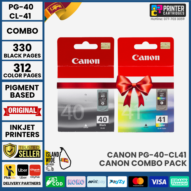 Canon-PG-40-CL-41 Combo-Original-Ink-Cartridge -Printercartridges-lk Canon PG-40 | CL-41 Original Ink Cartridge (Combo)