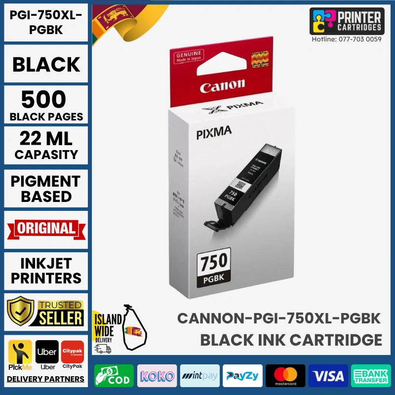 Canon-PGI-750XL-PGBK-Pigment-Black-Original-Ink-Printercartridges-lk Canon PGI-750XL PGBK (Pigment Black) Original Ink Cartridge