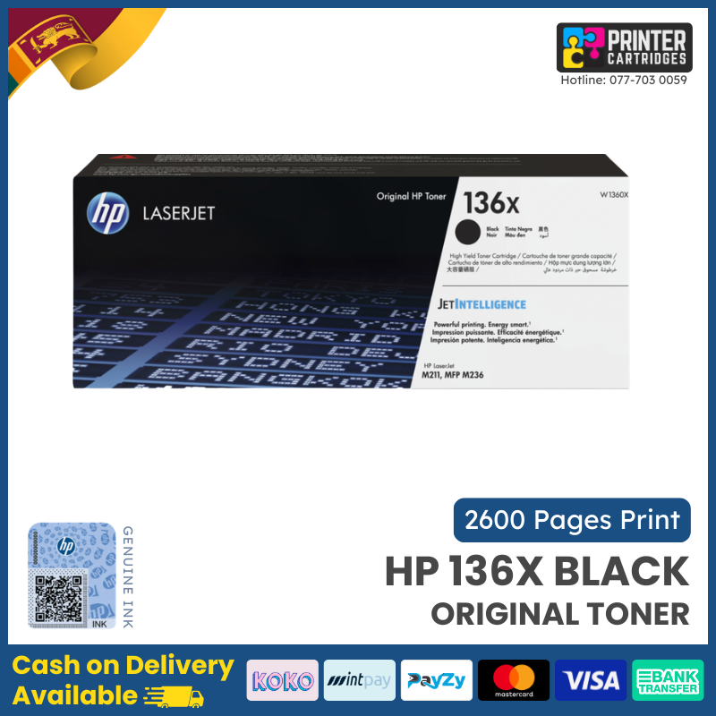 HP-136X-High-Yield-Original-LaserJet-Black-Toner-Printercartridges.lk HP 136X High Yield Black Original LaserJet Toner Cartridge