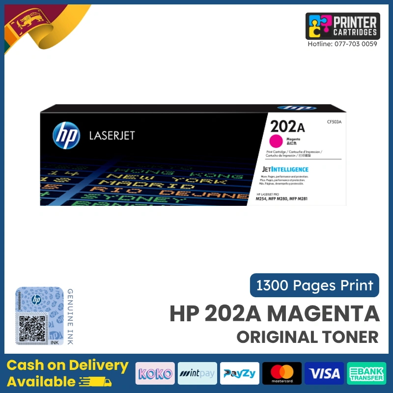 HP-202A-Original-LaserJet-Magenta-Toner-Printercartridges.lk HP 202A Original LaserJet Toner Cartridge (Magenta)
