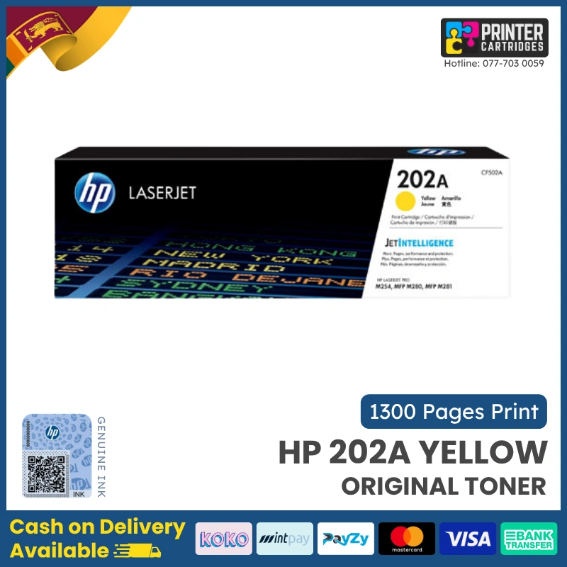 HP-202A-Original-LaserJet-Yellow-Toner-Printercartridges.lk HP 202A Original LaserJet Toner Cartridge (Yellow)