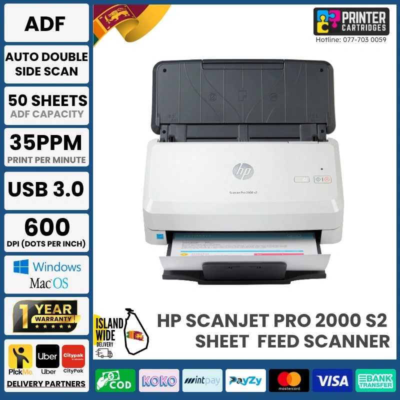HP-ScanJet-Pro-2000-s2-Sheet-feed-Scanner-Printercartridges.lk HP ScanJet Pro 2000 s2 Sheet-feed Scanner