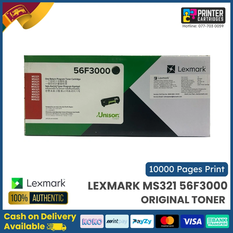 Lexmark-ms321-56F3000-Toner-Cartridge-Printercartridges.lk