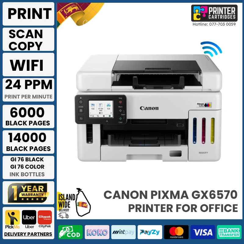 Canon-MAXIFY-GX6570-MegaTank-Business-Printer-with-Full-front-Operation-for-Quick-ID-Card-Scanning-printercartridges.lk Canon MAXIFY GX6570 MegaTank Business Printer with Full-front Operation for Quick ID Card Scanning