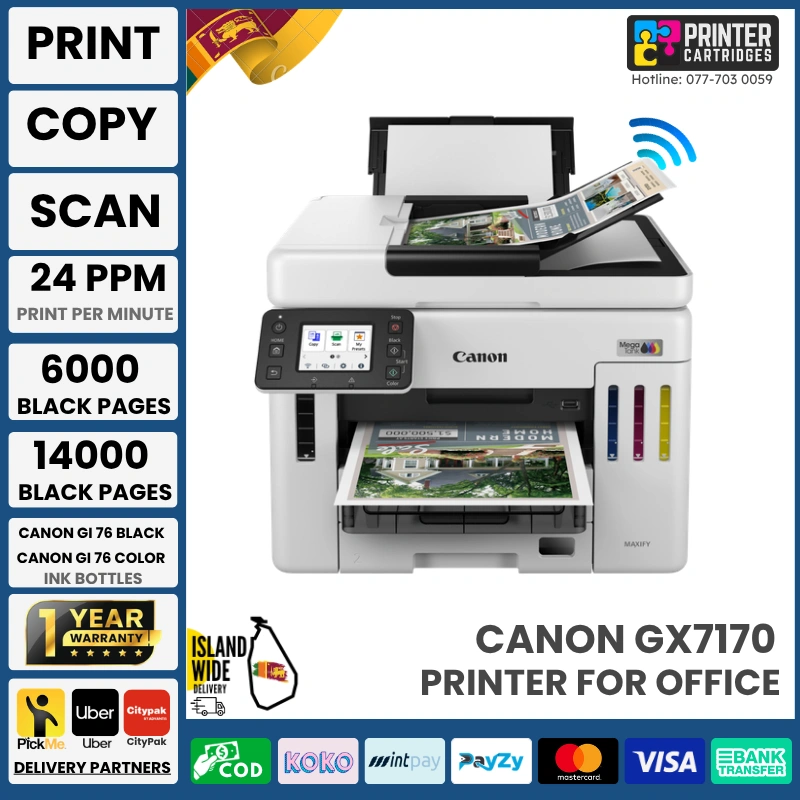 Canon-MAXIFY-GX7170-MegaTank-for-Business-High-Performance-Multifunction-for-Ultra-High-Volume-Printing-Printercartridges.lk Canon MAXIFY GX7170 MegaTank for Business - High Performance Multifunction for Ultra High Volume Printing