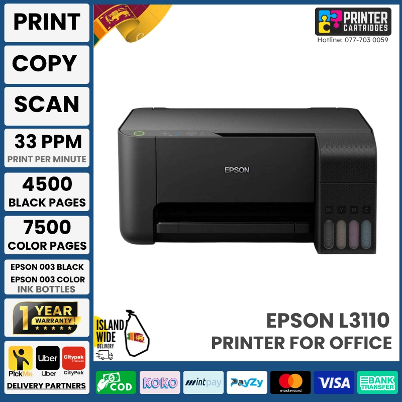 Epson-EcoTank-L3110-Multifunction-InkTank-Printer-Printercartridges.lk Epson EcoTank L3110 Multifunction InkTank Printer