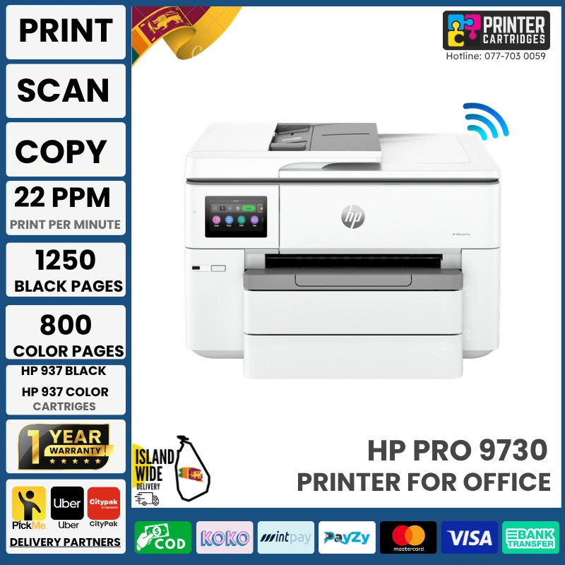 HP-OfficeJet-Pro-9730-Wide-Format-All-in-One Printer-(537P5C)-Printercartridges.lk HP OfficeJet Pro 9730 Wide Format All-in-One Printer (537P5C)