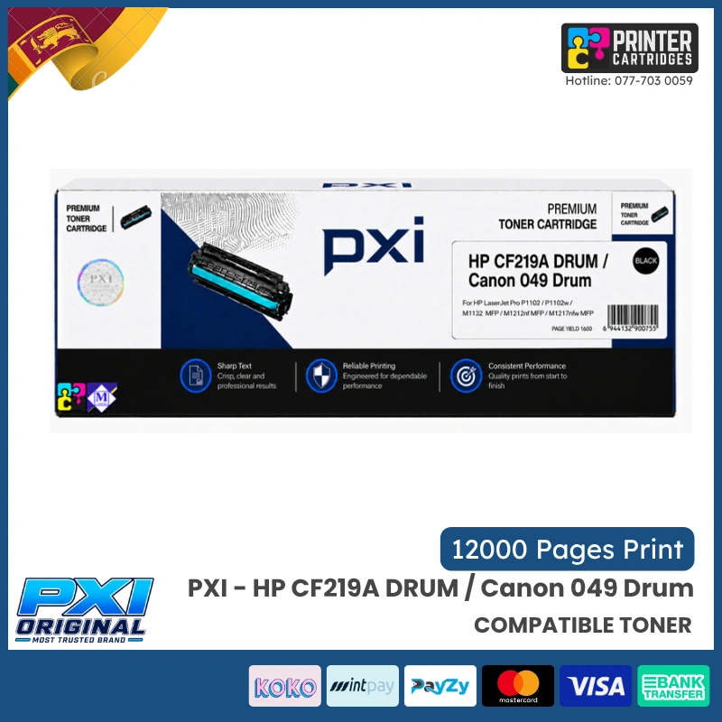 PXI - HP CF219A DRUM Canon 049 Drum PXI - HP Compatible CF219A DRUM / Canon 049 Drum