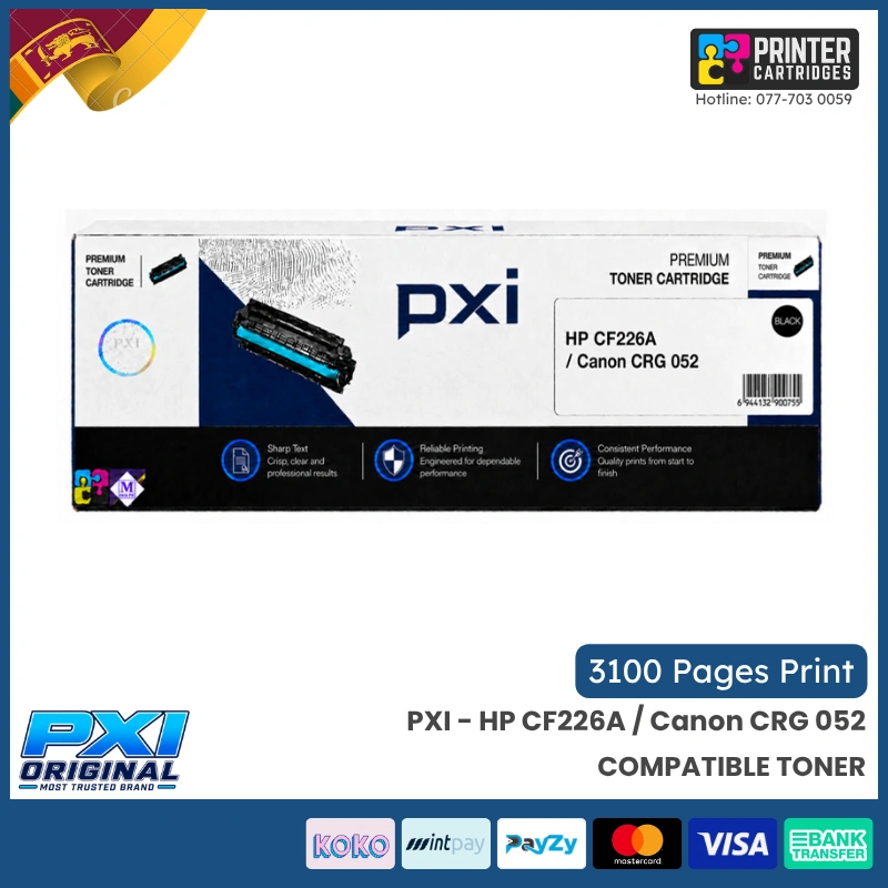 PXI - HP CF226A Canon CRG 052 PXI - HP Compatible CF226A / Canon Compatible CRG 052 Toner